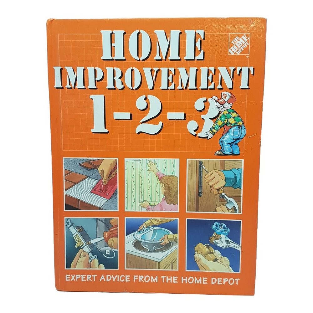 Book HOME DEPOT Home Improvement 1-2-3 Expert Advice From Home Depot Hardcover